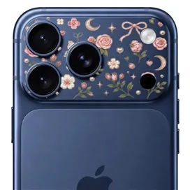 محافظ دور لنز طرح گل برند بلو مدل Blueo Invisible Shock-Resistant Lens Protection مناسب برای  Apple iPhone 18 Pro Max