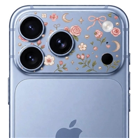 محافظ دور لنز طرح گل برند بلو مدل Blueo Invisible Shock-Resistant Lens Protection مناسب برای  Apple iPhone 17 Pro Max