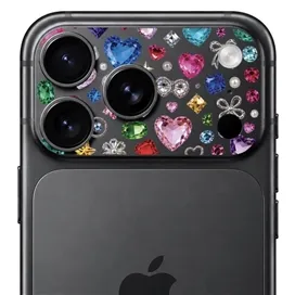 محافظ دور لنز طرح Gem برند بلو مدل Blueo Invisible Shock-Resistant Lens Protection مناسب برای Apple iPhone 18 Pro