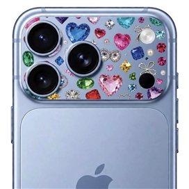 محافظ دور لنز طرح Gem برند بلو مدل Blueo Invisible Shock-Resistant Lens Protection مناسب برای Apple iPhone 18 Pro