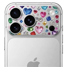 محافظ دور لنز طرح Gem برند بلو مدل Blueo Invisible Shock-Resistant Lens Protection مناسب برای Apple iPhone 18 Pro