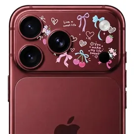 محافظ دور لنز طرح پاپیون برند بلو مدل Blueo Invisible Shock-Resistant Lens Protection مناسب برای Apple iPhone 18 Pro Max