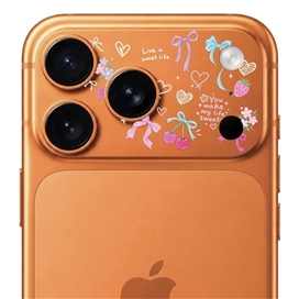 محافظ دور لنز طرح پاپیون برند بلو مدل Blueo Invisible Shock-Resistant Lens Protection مناسب برای Apple iPhone 18 Pro