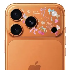 محافظ دور لنز طرح پاپیون برند بلو مدل Blueo Invisible Shock-Resistant Lens Protection مناسب برای Apple iPhone 18 Pro