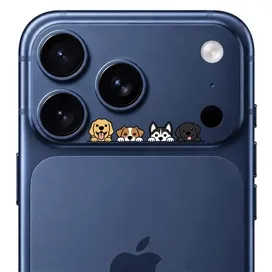 محافظ دور لنز طرح سگ ها برند بلو مدل Blueo Invisible Shock-Resistant Lens Protection مناسب برای Apple iPhone 18 Pro Max