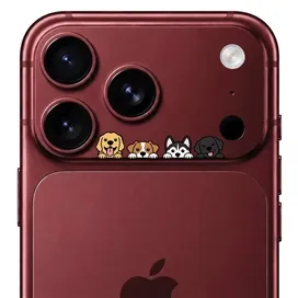 محافظ دور لنز طرح سگ ها برند بلو مدل Blueo Invisible Shock-Resistant Lens Protection مناسب برای Apple iPhone 18 Pro Max