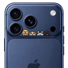 محافظ دور لنز طرح سگ ها برند بلو مدل Blueo Invisible Shock-Resistant Lens Protection مناسب برای Apple iPhone 17 Pro Max