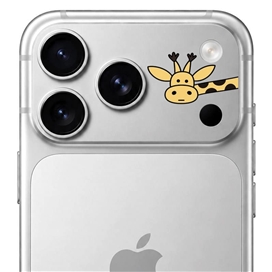 محافظ دور لنز طرح زرافه برند بلو مدل Blueo Invisible Shock-Resistant Lens Protection مناسب برای Apple iPhone 18 Pro Max