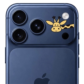 محافظ دور لنز طرح زرافه برند بلو مدل Blueo Invisible Shock-Resistant Lens Protection مناسب برای Apple iPhone 18 Pro Max