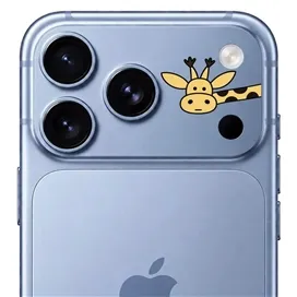 محافظ دور لنز طرح زرافه برند بلو مدل Blueo Invisible Shock-Resistant Lens Protection مناسب برای Apple iPhone 18 Pro Max
