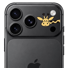 محافظ دور لنز طرح زرافه برند بلو مدل Blueo Invisible Shock-Resistant Lens Protection مناسب برای Apple iPhone 18 Pro Max