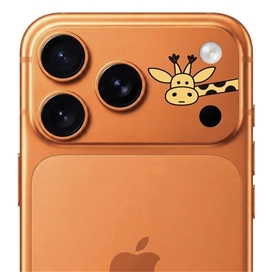 محافظ دور لنز طرح زرافه برند بلو مدل Blueo Invisible Shock-Resistant Lens Protection مناسب برای Apple iPhone 17 Pro Max