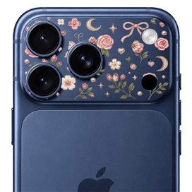 محافظ دور لنز طرح گل برند بلو مدل Blueo Invisible Shock-Resistant Lens Protection مناسب برای Apple iPhone 18 Pro