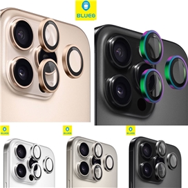 رینگ محافظ لنز بلو فلزی Blueo Metal Frame Lens Protector Glass مناسب برای Apple iPhone 18 Pro Max