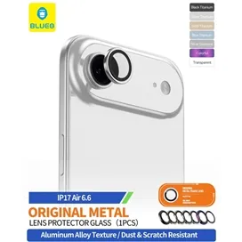 رینگ محافظ لنز بلو فلزی Blueo Metal Frame Lens Protector Glass مناسب برای Apple iPhone 18 Pro