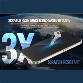 محافظ صفحه بلو کریستالی با اپلیکاتور Blueo Crystal Anti-Scratch Tempered Glass With Applicator مناسب برای Apple iPhone 18 Pro Max