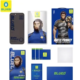 محافظ صفحه بلو مات پرایوسی Blueo Full Cover Anti-Peep privacy Matte Glass مناسب برای Apple iPhone 18 Pro Max