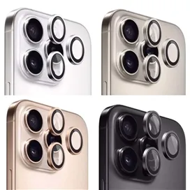 رینگ محافظ لنز بلو تیتانیوم ضد انعکاس نور Blueo 99Anti-Reflective PVD Titanium Alloy Lens Glass مناسب برای Apple iPhone 18 Pro Max