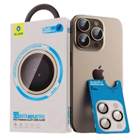 رینگ محافظ لنز بلو تیتانیوم ضد انعکاس نور Blueo 99Anti-Reflective PVD Titanium Alloy Lens Glass مناسب برای Apple iPhone 18 Pro