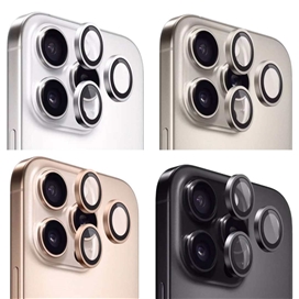 رینگ محافظ لنز بلو تیتانیوم ضد انعکاس نور Blueo 99Anti-Reflective PVD Titanium Alloy Lens Glass مناسب برای Apple iPhone 18 Pro