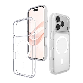 قاب شفاف مگ‌سیف MagSafe جی سی پال JCPal مدل DualPro مناسب برای Apple iPhone 18 Pro