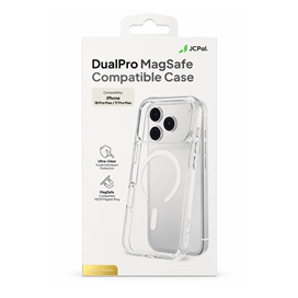 قاب شفاف مگ‌سیف MagSafe جی سی پال JCPal مدل DualPro مناسب برای Apple iPhone 17 Pro Max