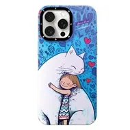 قاب YOUNGKIT یانگکیت Blue Verna Zhao Dreamy Magsafe Series Apple iphone مناسب برای Apple iPhone 15 Pro