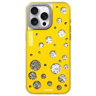 قاب YOUNGKIT یانگکیت Yellow Polka Dots Quicksand Magsafe Series مناسب برای Apple iPhone 15 Pro