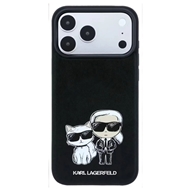 قاب کارل لاگرفلد Karl Lagerfel Smooth MagSafe PU Karl & Choupette Bodies Sketch مناسب برای Apple iPhone 17 Pro Max