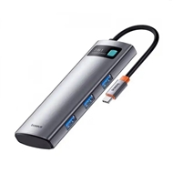 هاب تایپ سی 7 پورت بیسوس Baseus Metal Gleam Series Hub BS-OH146A B00030708811-01