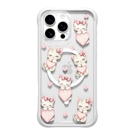 قاب یانگ کیت Youngkit kidspatterns Bow-Tied Cat مناسب برای Apple iPhone 16 Pro Max