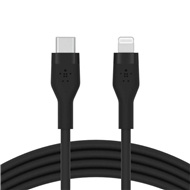 کابل شارژ سریع USB-C با رابط لایتنینگ بلکین مدل CAA009bt1MBK طول 1 متر