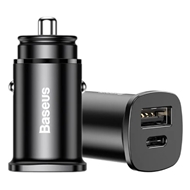 شارژر فندکی 30 وات 2 پورت بیسوس مدل BS-C15C