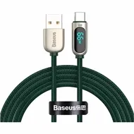 کابل یواس‌بی به تایپ‌سی بیسوس Baseus CASX020101 66W USB to USB-C / Type-C Digital Display Fast Charging Data Cable 2M