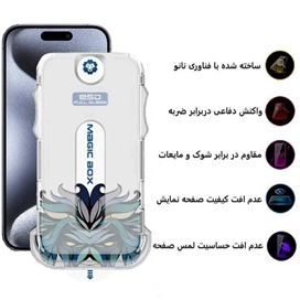 محافظ صفحه نمایش اپیکوی مدل Lion ESD easy install مناسب برای گوشی موبایل اپل iPhone 15 Pro به همراه کیت نصب