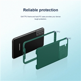 قاب محافظ نیلکین سامسونگ Samsung Galaxy S21 Plus Nillkin CamShield Pro Case دارای محافظ دوربین