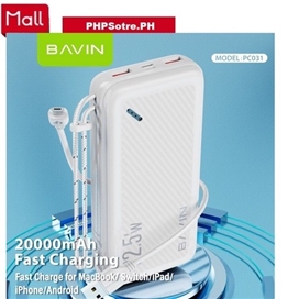 پاوربانک 20000 باوین Bavin PC031 توان 22.5 وات