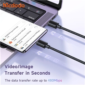 کابل شارژ دو سر تایپ سی 100 وات 2 متر مک دودو Mcdodo Type-C to Type-C PD Data Cable CA-3673