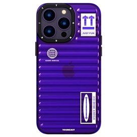 قاب YOUNGKIT یانگکیت Purple Fluorite Protective Series مناسب برای Apple iPhone 15 Pro