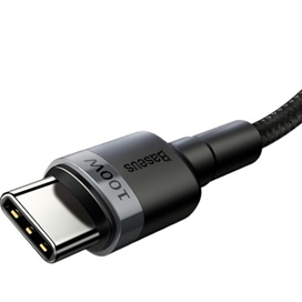 کابل دو سر تایپ سی 100 وات 2 متر بیسوس Baseus Cafule PD2.0 Flash Charging Cable CATKLF-ALG1