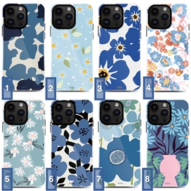 قاب KAJSA کجسا  Blue Floral Collection Series مناسب برای Apple iPhone 13 Pro Max