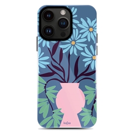 قاب KAJSA کجسا  Blue Floral Collection Series مناسب برای Apple iPhone 13 Pro Max