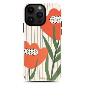 قاب KAJSA کجسا  Red Floral Collection Series مناسب برای Apple iPhone 14 Pro Max