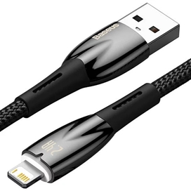 کابل شارژ لایتنینگ 1 متر بیسوس Baseus Glimmer Fast Charging Data Cable CADH000201