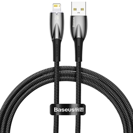 کابل شارژ لایتنینگ 1 متر بیسوس Baseus Glimmer Fast Charging Data Cable CADH000201