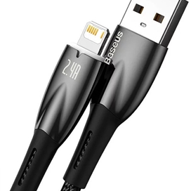 کابل شارژ تایپ سی 100 وات 1 متر بیسوس Baseus Glimmer Type-C Fast Charging Data Cable CADH000401