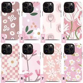 قاب KAJSA کجسا  Pink Floral Collection Series مناسب برای Apple iPhone 13