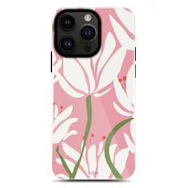 قاب KAJSA کجسا  Pink Floral Collection Series مناسب برای Apple iPhone 13