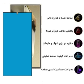 محافظ صفحه نمایش بوف مدل Silicone مناسب برای گوشی موبایل سامسونگ Galaxy S24 Ultra