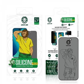 گلس دور سلیکیونی گرین لاین آیفون Green Lion 3D Silicone Plus High Definition مناسب برای Apple iPhone 15 Pro